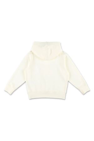 felpa in cotone bianco PALM ANGELS KIDS | PGBB015C99FLE0020460